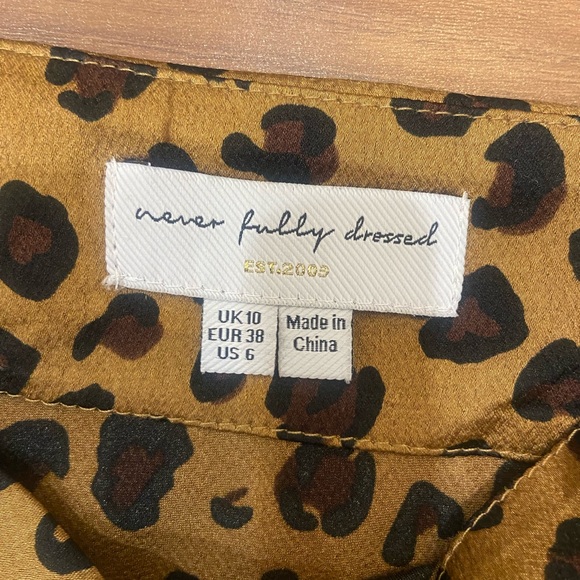 Never Fully Dressed Leopard skirt - Picture 6 of 9